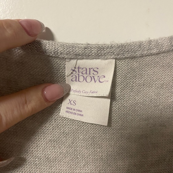 Stars Above Loungewear Romper, Grey, size XS - Picture 4 of 4